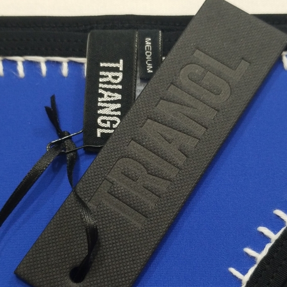 45B Triangl Blue/white crochet bottoms, various - Picture 2 of 5